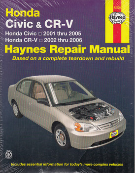 Honda Civic 2001-2005 & CR-V 2002 - 2006 Workshop Manual