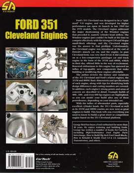 Ford 351 Cleveland Engines Back Cover