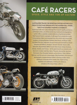 Cafe Racers: Speed, Style and Ton-Up Culture Back Cover