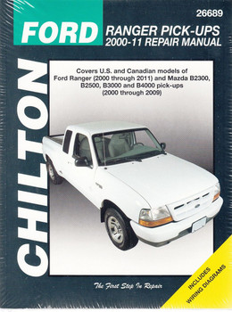 Ford Ranger & Mazda B2300, B2500, B3000, B4000 Pick-Ups 2000 - 2011 Workshop Manual