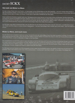 Jacky Ickx - Mister Le Mans and Much More Back Cover