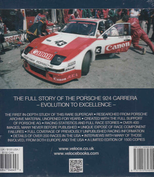 The Porsche 924 Carrera: Evolution to Excellence Back Cover