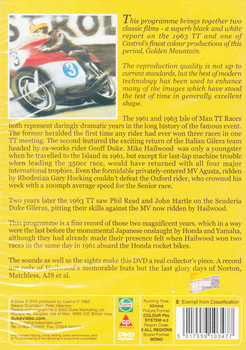 Golden Mountain: 1961 TT Races also featuring 1963 TT Races DVD