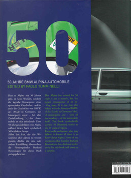 OAL-BB 50: The Alpina Book 50 Jarre BMW Alpina Automobile  - back