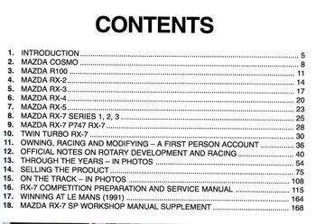 Mazda Rotary Performance Handbook (New Edition-Includes RX-7 SP) (9780947079185)  - cont