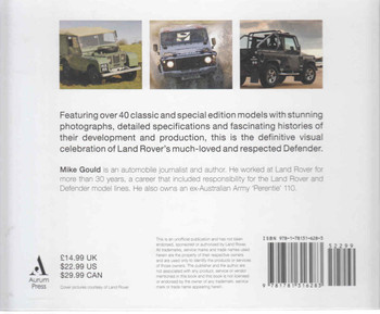 Defender: Land Rover's Legendary Off-Roader (9781781316283) - back