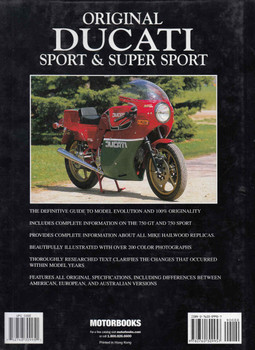 Original Ducati Sport & Super Sport The Restorer's Guide 1972 - 1986 (9780760309957) - back