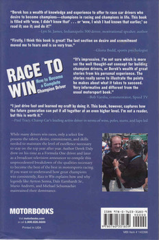 Race To Win: How To Become A Complete Champion Driver (9780760331859) - back