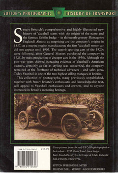 Vauxhall (Sutton's Photographic History Of Transport) (9780750915618) - back