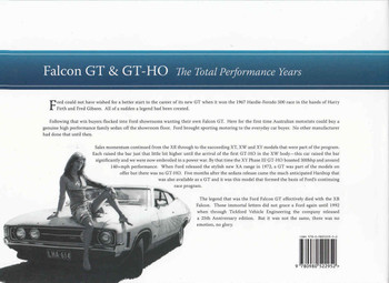 alcon GT & GT-HO The Total Performance Years