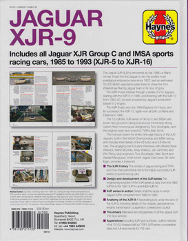 Jaguar XJR-9 1985 to 1993 Haynes Owners' Workshop Manual