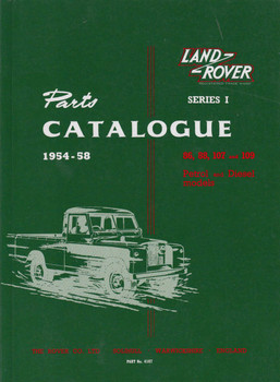 Land Rover Series 1 Parts Catalogue 1954-1958