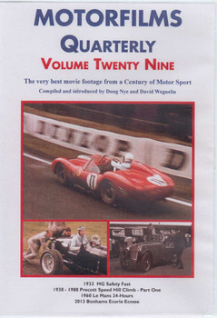 Motorfilms Quarterly Volume Twenty Nine DVD (DWPDVD3029)