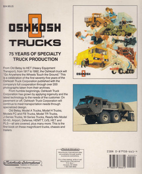 Oshkosh Trucks: 75 Years Of Specialty Truck Production (9780879386610)