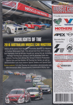 2016 Australian Muscle Car Masters DVD (9340601001770)