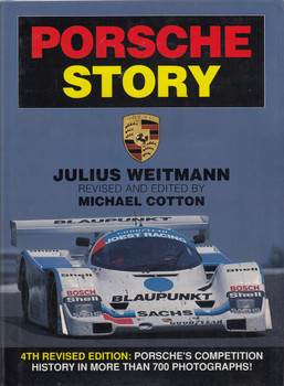 Porsche Story (Hardcover, by Julius Weitmann, 4th edition 1991)