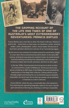 Francis Birtles - Australian Adventurer (Warren Brown) Paperback 1st Edn. 2012 (9780733628672)