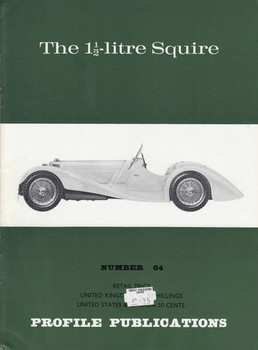 Car Profile Publications No 64 - The 1 1/2 litre Squire