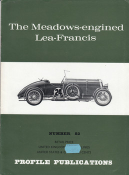 Car Profile Publications No 82 - The meadows-engines Lea-Francis