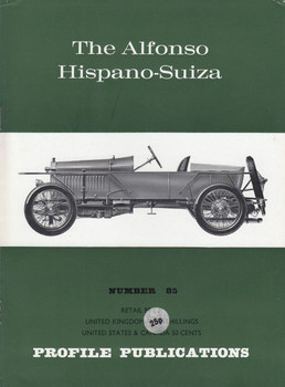 Car Profile Publications No 85 - The Alfonso Hispano-Suiza