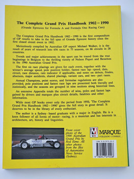 Complete Grand Prix Handbook 1902 - 1990 (Michael Walker, 1991)