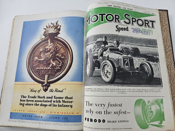 Motor Sport Magazine January/December 1948 Bound