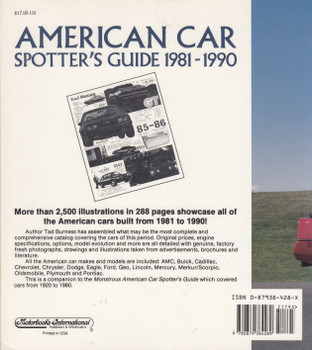 American Car Spotter's Guide: 1981–1990 (Tad Burness, 1990)