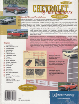 Chevrolet by The Numbers 1965 - 1969 (9780837609560)