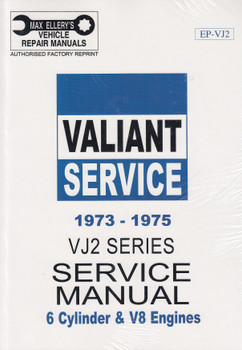 Chrysler / Valiant VJ (J) Series 1973 - 1975 Workshop Manual (Book 2) (9781876257125)