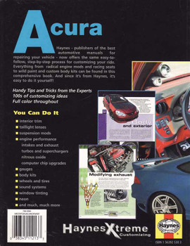 Honda (Acura) Haynes Xtreme Customizing