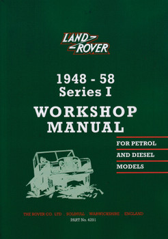 Land Rover Series 1 1948 - 1958 Workshop Manual