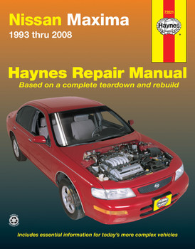 Nissan Maxima 1993 - 2008 Workshop Manual