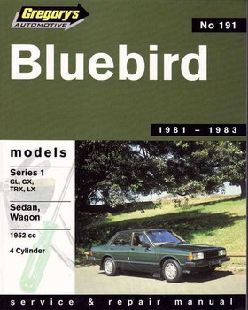 Nissan Datsun Bluebird Series 1 1981 - 1983 Workshop Manual