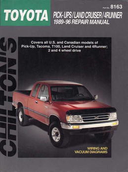 Toyota Pick-Ups, Land Cruiser, 4Runner 1989 - 1996 Workshop Manual