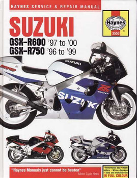 Suzuki GSX - R600, GSX - R750 1996 - 2000 Workshop Manual
