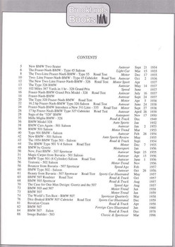 BMW 6 &amp; 8 Cyl. Cars 1934 - 1960