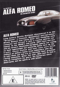 The History of Alfa Romeo: The Definitive Story DVD