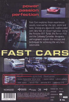Fast Cars: Power, Passion, Perfection DVD