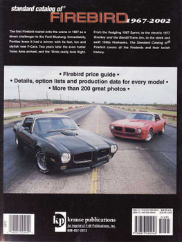 Standard Catalog of Pontiac Firebird 1967 - 2002