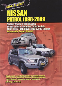 Nissan Patrol Petrol, Diesel (Incl. Turbo Models) 1998 - 2009 Workshop Manual