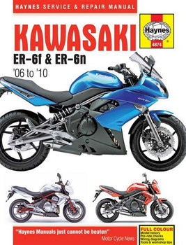 87-99 Kawasaki GPZ500S ER-5 Haynes Shop Manual Book ER EX GPZ 500 S ER5 BV42