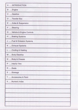 Land Rover Discovery Series II Petrol, Diesel Parts Catalogue 1999 - 2003 MY