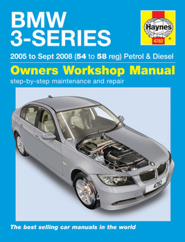 BMW 3-Series Petrol & Diesel (05 - Sept 08) Haynes Repair Manual