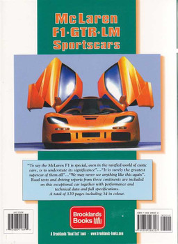 McLaren F1, GTR, LM Sportscar Performance Portfolio