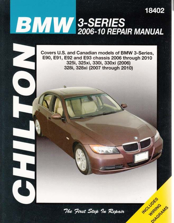 BMW 3-Series, E90, E91, E92, E93 2006 - 2010 Repair Manual