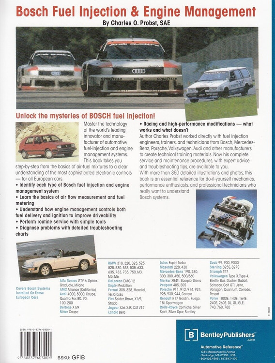 How to Understand, Service and Modify Bosch Fuel Injection & Engine