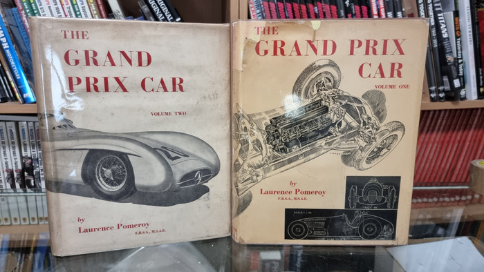 The Grand Prix Car - 2 Volumes - Laurence Pomeroy (Volume 1 & 2, 1954)