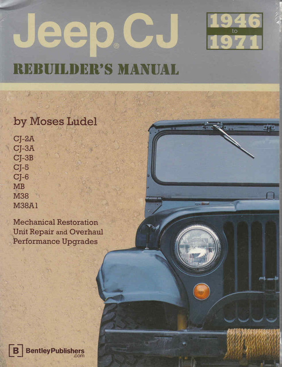 Jeep CJ 1946-1971 Rebuilder's Manual  - front