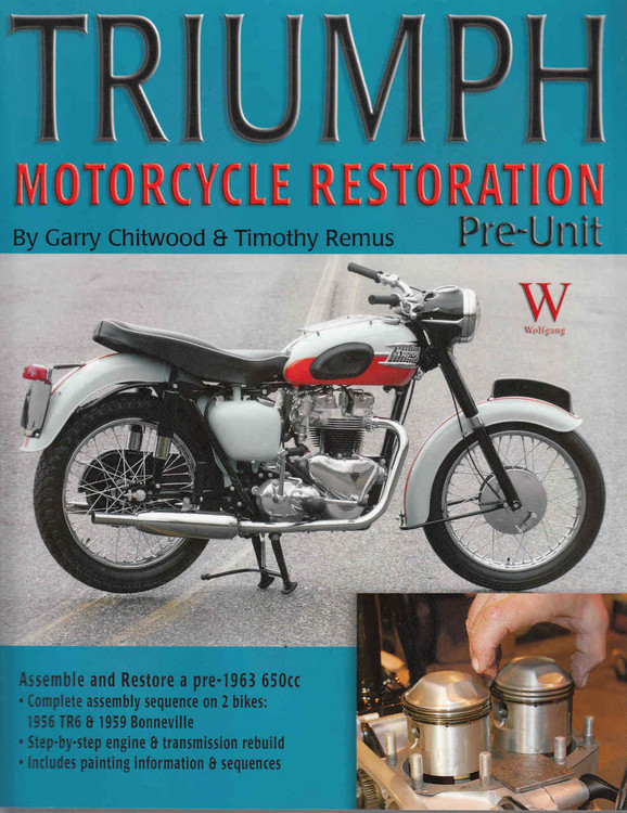 Triumph Motorcycle Restoration Pre-Unit - front