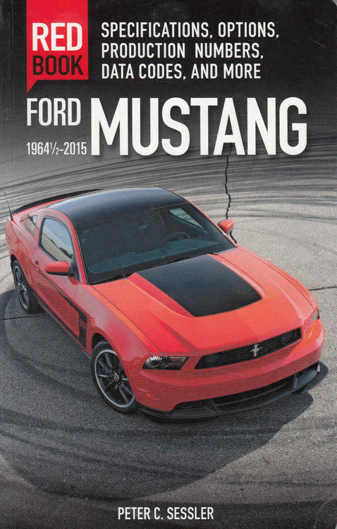 Red Book Ford Mustang 1964 1/4 - 2015 - front